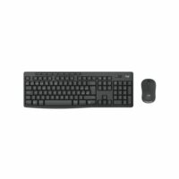 Combo Teclado Y Mouse Logitech Mk370 Bluetooth Español Negro