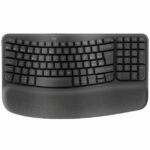 Teclado Logitech Wireless Wave Keys Ergo Black Esp 920-012278