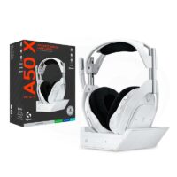 Auricular Logitech Astro A50 Lightspeed Pc Xbox, PS5, PC, Nintendo Switch Blanco