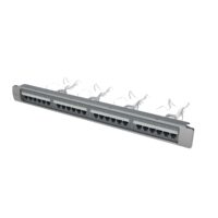 Panel de Parcheo de 24 Puertos Cat 6A Sistema 110 GigaSpeed X10D iPatch Envolve