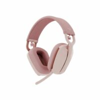 Auriculares Logitech Zone Vibe 100 (Over-Ear, Bluetooth, Rosado)