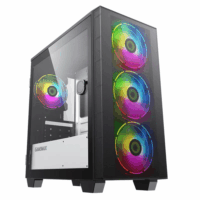 Gabinete Gamemax Aero Mini 4xFAN ARGB M-ATX