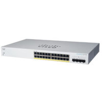 Switch Cisco CBS220-24P 24P PoE GE + 4x1G SFP