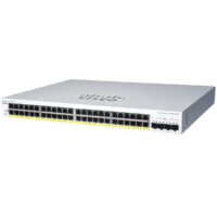 Switch 48P Cisco CBS220-48P PoE GE + 4x1G SFP