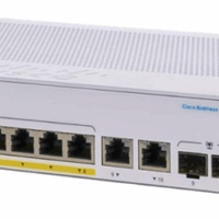 Switch  8P Cisco CBS250-8P PoE Giga Ext PS 2x1G Co