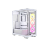 Gabinete Corsair 3500X Mid-Tower TG ARGB Fan x3 White