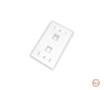 FACE PLATE GLC 2 PUERTOS CAT 5E/6