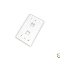 FACE PLATE GLC 2 PUERTOS CAT 5E/6