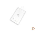 FACE PLATE GLC 1 PUERTOS CAT 5E/6