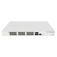 Switch MIKROTIK 24ETH GB PoE 500W + 4 Ptos SFP+10GB  S/C