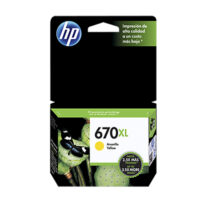 HP  670 XL AMARILLO P/ HP 3525/4615/4625,/5525 CZ1 HP