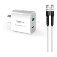 CARGADOR DE PARED FOXBOX MEGA 30W BLANCO