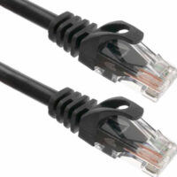 Patchcord Furukawa CAT6 0,5M Negro C/CAP