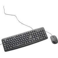 COMBO TECLADO + MOUSE VERBATIM CON CABLE
