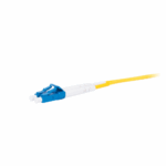 Jumper de Fibra Óptica Monomodo (OS2), XGLO, Riser, LC/UPC-LC/UPC Duplex, OFNR, Color Amarillo, 1 Metro