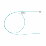 Siemon FP1B-LC5V-01AH Pigtail de Fibra Óptica LC Simplex, Multimodo OM4 XGLO 50/125, OFNR, Color Aqua, 1 Metro