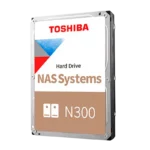 Disco Rígido Toshiba N300 NAS 8TB SATA 256mb 3.5" 7200rpm
