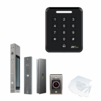 KIT IP ZKTECO SA40 +TARJETA +BOTON +CERRADURA S/F