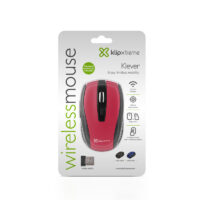 Mouse KLIPXTREME KLEVER INALAMBRICO 6BOT ROJO