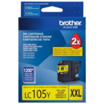 CARTUCHO BROTHER LC105C YELLOW P-  DCPJ105 - MFCJ200 (1300 PÁG)