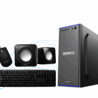 Kit Teclado, Mouse y Parlante Kelyx Modelo LC727-14 Fuente 500W