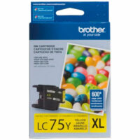 CARTUCHO BROTHER LC75 AMARILLO P/ MFCJ430W Y MFCJ8