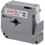 ACC.BROTHER CINTA NO LAMINADA ROJA SOBRE BLANCO 12MM