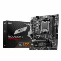 Motherboard MSI PRO A620M-E (AM5, DDR5 4800/6000+MHz, M.2, MicroATX)