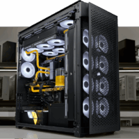 Gabinete Corsair 9000D Airflow TG Tower iCUE RGB Black