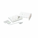 Cajas de montaje en superficie de 4 puertos blanca Siemon