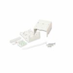 Cajas de montaje en superficie de 2 puertos blanca Siemon