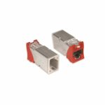 RJ45 Jack Z-MAX Siemon Cat6A F/UTP Híbrido – Blanco, T568A/B, Bulk