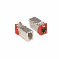 RJ45 Jack Z-MAX Siemon Cat6A F/UTP Híbrido – Blanco, T568A/B, Bulk