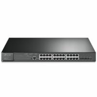 Switch administrado Omada TP-Link SG3428XMP L2+ JetStream de 24 puertos Gigabit PoE+ y 4 puertos 10GE SFP+