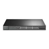Switch Omada TP-Link TL-SG3428MP L2+ de 24 puertos Gigabit y 4 SFP, con 24 PoE+