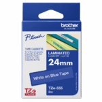 Cinta Brother Laminada TZe555, AZUL 24MM - 8MTS