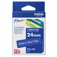 Cinta Brother Laminada TZe555, AZUL 24MM - 8MTS