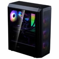 Gabinete  Xpg Valor Air Plus Mid Tower Black 4xFan Vidrio Templado