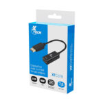 ADAPTADOR X-TECH DISPLAYPORT MACHO A HDMI HEMBRA