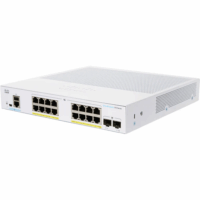 Switch Administrado Cisco CBS250-16P-2G-AR Small Business 250 16 Puertos PoE