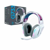 Auriculares Inalámbricos Logitech G G733, Gamer, LIGHTSPEED, Blanco