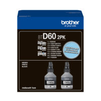 Botella TINTA BROTHER BTD-60BK x2 6,500páginas, negro