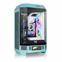 Gabinete Thermaltake The Tower 300 Mid-Tower TG x3 Fan x2 Turquesa