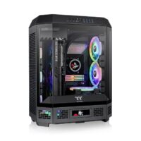 Gabinete TT The Tower 600 Mid-Tower TG x3 Fan x2 Black (5240)
