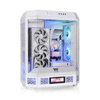 Gabinete TT The Tower 600 Mid-Tower TG x3 Fan x2 Snow White (5264)