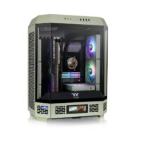 Gabinete TT The Tower 600 Mid-Tower TG x3 Fan x2 Matcha Green (5691)