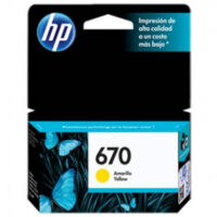Cartucho de tinta 670 Amarilla HP