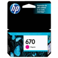Cartucho de tinta 670 Magenta HP