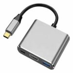 Cable Adaptador USB C + HDMI to USB C