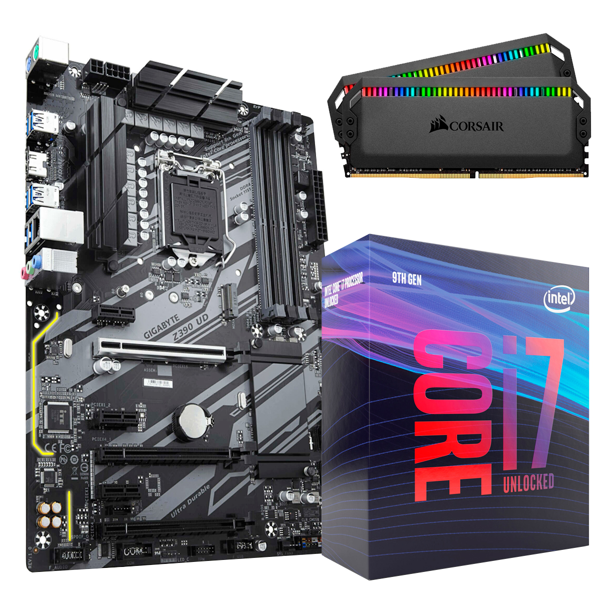 Core i7 9700K Z390 メモリ GTX1660super セット Core i7 9700K Z390 メモリ GTX1660super セット intel - Core